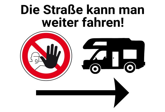 .. weiter fahren Wegweiser Schild informativ auffallend schilder selbst gestalten