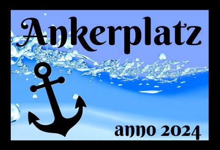 Ankerplatz Privat-Pakete Schild spannend bunt kreativ informativ auffallend schilder selbst gestalten