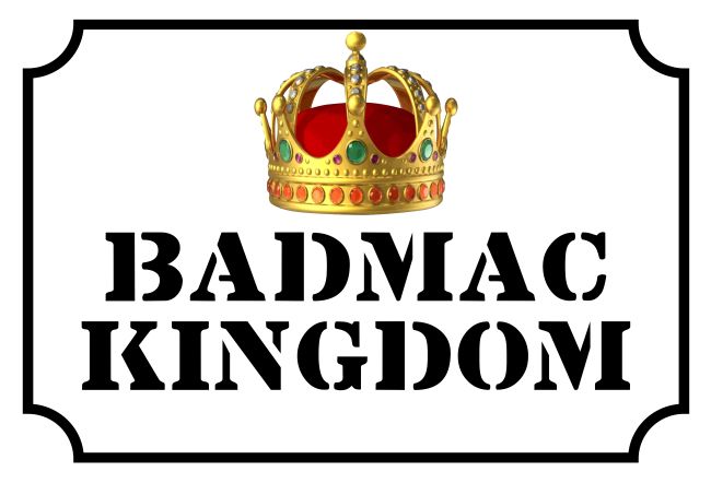 BADMAC Hinweis Schild spritzig informativ auffallend schilder selbst gestalten