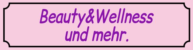 Beauty&Wellness Hinweis Schild kreativ spritzig schilder selbst gestalten