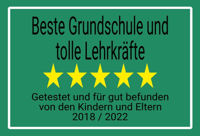 Beste Grundschule Hinweis Schild bunt spritzig informativ schilder selbst gestalten