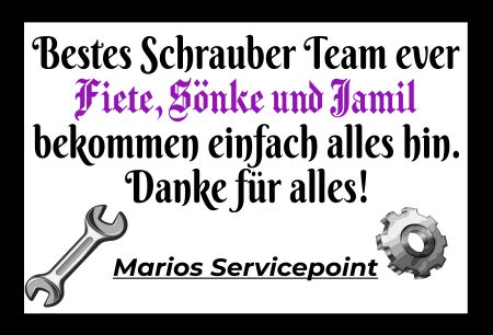 Bester Schrauber Team ever Hinweis Schild spannend kreativ informativ auffallend schilder selbst gestalten