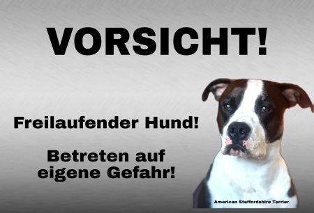 Betreten auf eigene Gefahr! Hunde Schild kreativ informativ auffallend schilder selbst gestalten