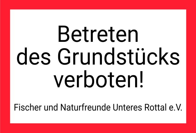 Betreten Verboten Warnung-Zutrittverboten Schild informativ nachdrücklich schilder selbst gestalten