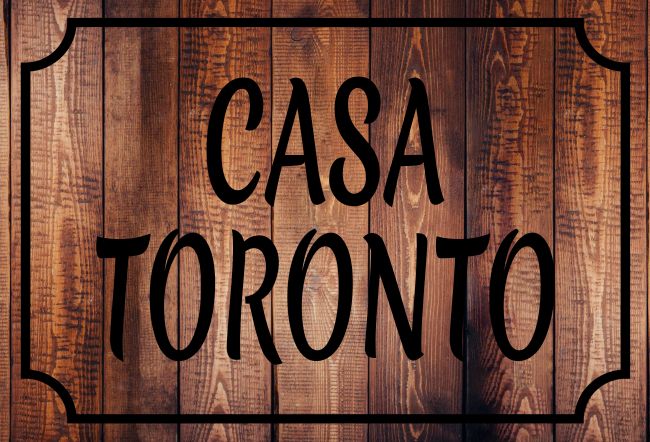 CASA TORONTO Hinweis Schild smart kreativ informativ auffallend schilder selbst gestalten