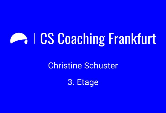 CS Coaching Wegweiser Schild smart informativ auffallend schilder selbst gestalten