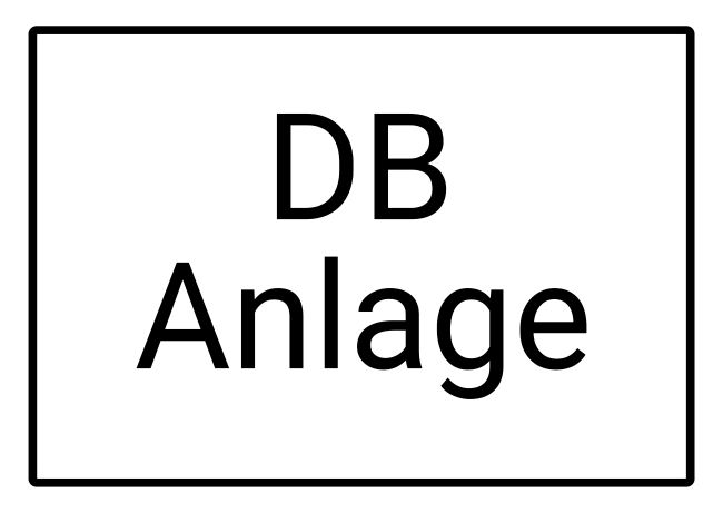 DB Anlage Hinweis Schild informativ auffallend schilder selbst gestalten