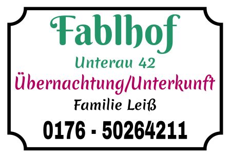 Fablhof Firma Schild kreativ informativ auffallend schilder selbst gestalten