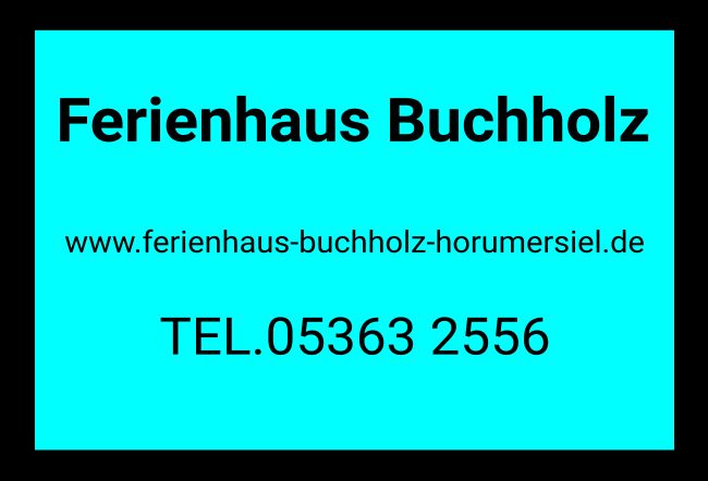 Ferienhaus Buchholz Hinweis Schild informativ auffallend schilder selbst gestalten