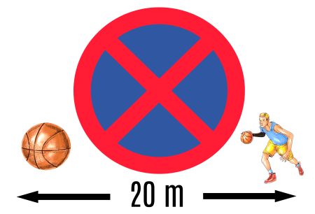 HALTEVERBOT 20 Meter Parken-Verkehr Schild smart kreativ informativ auffallend schilder selbst gestalten