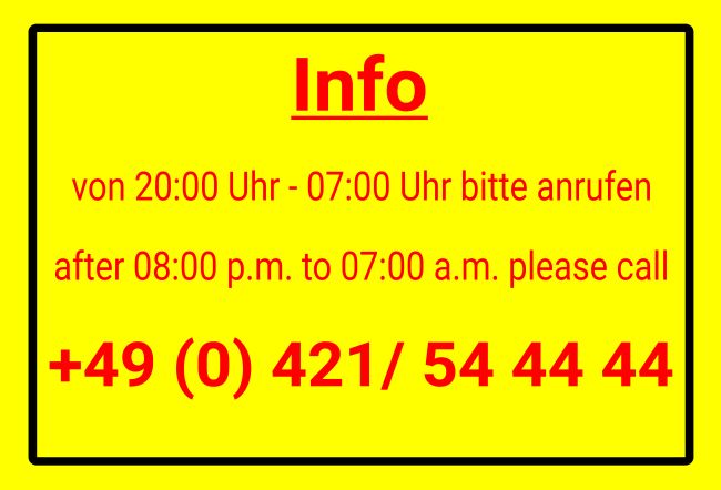 Info Hinweis Schild informativ auffallend schilder selbst gestalten