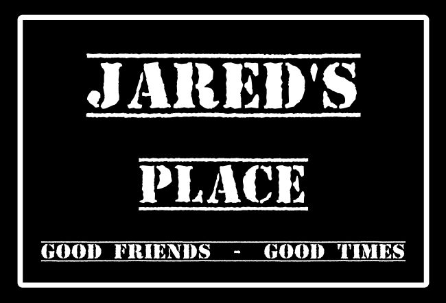 JAREDS PLACE Hinweis Schild spannend informativ auffallend schilder selbst gestalten