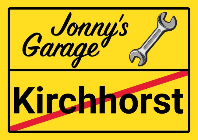 Jonny's Garage Privat-Pakete Schild smart kreativ spritzig schilder selbst gestalten