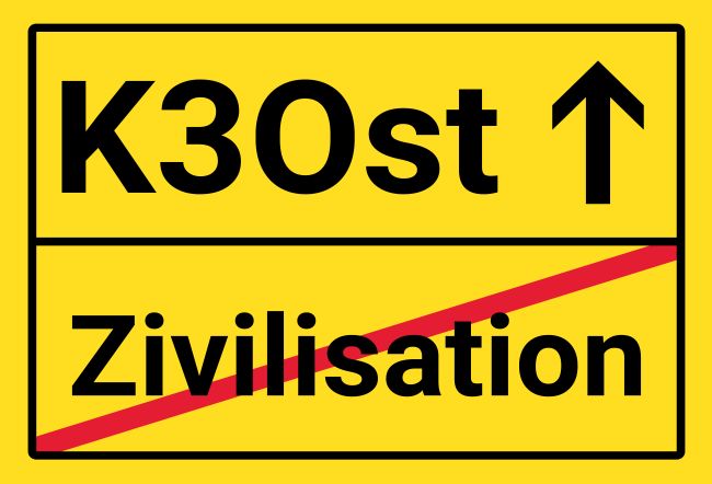 K30st Hinweis Schild smart auffallend lustig schilder selbst gestalten