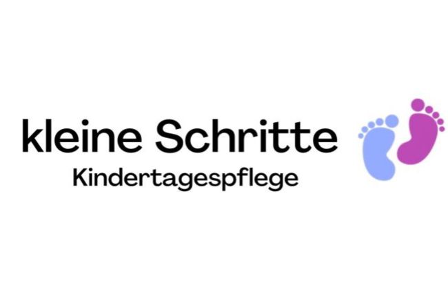 Kleine Schritte Firma Schild smart spritzig informativ auffallend schilder selbst gestalten