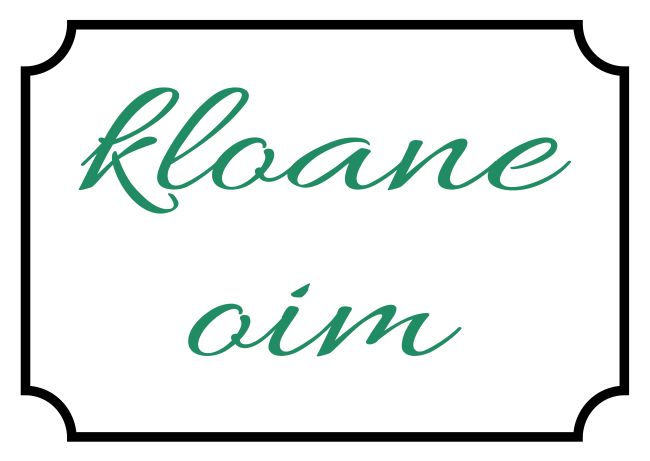 Kloane Oim Hinweis Schild smart spritzig schilder selbst gestalten