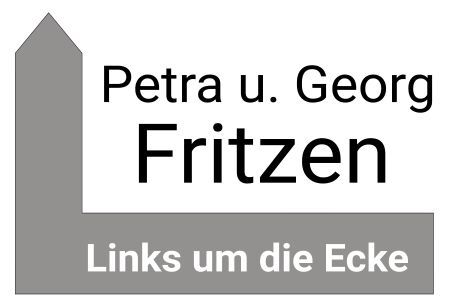 Links um die Ecke Wegweiser Schild informativ auffallend schilder selbst gestalten