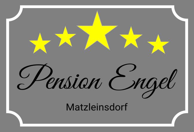 Pension Engel Firma Schild smart kreativ spritzig informativ auffallend schilder selbst gestalten