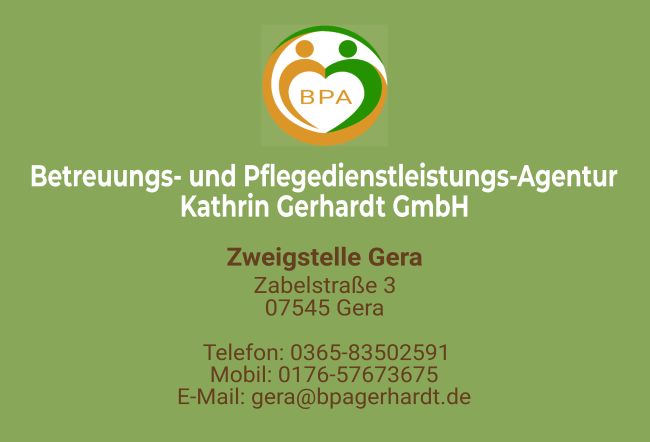 Pflegedienst Firma Schild smart bunt kreativ informativ auffallend schilder selbst gestalten