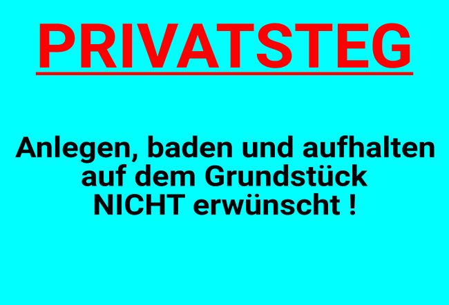 Privatsteg Warnung-Zutrittverboten Schild smart informativ auffallend schilder selbst gestalten