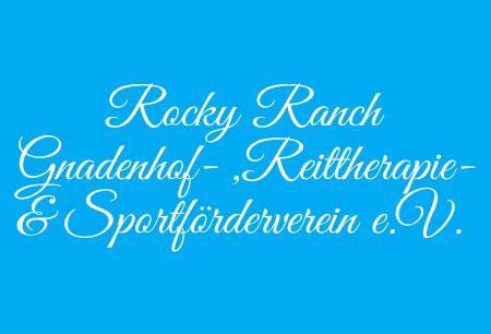 Rocky Ranch Firma Schild spannend kreativ spritzig informativ schilder selbst gestalten