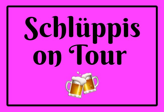 Schlüppis on Tour Hinweis Schild smart informativ auffallend schilder selbst gestalten