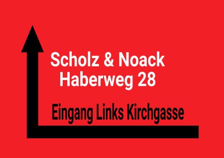 Scholz & Noack Wegweiser Schild informativ auffallend schilder selbst gestalten