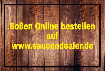 Soßen Online bestellen Hinweis Schild smart informativ auffallend schilder selbst gestalten