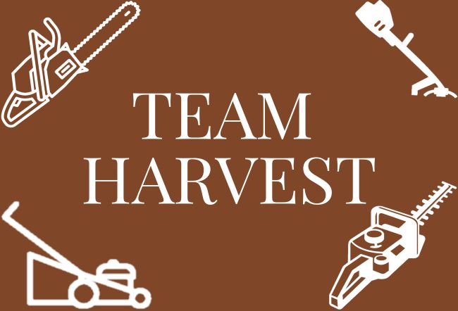 Team Harvest Firma Schild spritzig informativ auffallend schilder selbst gestalten