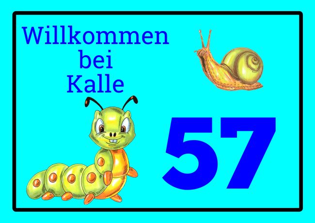 Willkommen bei Kalle Privat-Pakete Schild smart kreativ spritzig auffallend schilder selbst gestalten