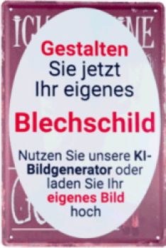 Blechschild 20 x 30cm