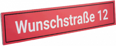 Straßenschild Vorschlag 4 - 80 x 15cm